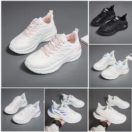 Mjuka platta män Nya vandringskor Kvinnor som kör ensamma Fashion White Black Pink Bule Bekväm sport Z2029 GAI 11012 115