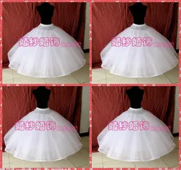 Wysokiej jakości osiem warstw bez obręczy Petticoats do ślubnych sukien ślubnych Biała organza suknia balowa Underskirt dla akcesoriów ślubnych C9913285