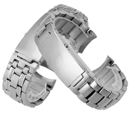 시계 밴드 WatchBand Solid Stainless Steel Wristband 20mm 교체 강철 스트랩 남성 액세서리 007 CJ191225245T