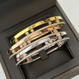 gioielli messis fascino braccialetto per unghie gioielli firmati messikas braccialetto da donna Sika Seiko Full Diamond cinque diamanti braccialetto scorrevole per donna leggero lusso di fascia alta S