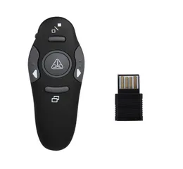 24 جيجا هرتز اللاسلكي USB PowerPoint العرض التقديمي PPT Flip PENTER PROINTER PROCTER مع جهاز التحكم عن بُعد للضوء الأحمر للمعلم 4179183