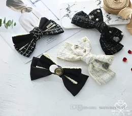 Lady Style Children Bow Bows SairPins Dziewczęta Metale List Kacid Bow Księżniczka Fryzura Projektant Kids Barrettes Women Hair Access4920339