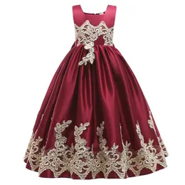 2019 Burgundy Lace Flower Girl Dresses ملابس جميلة مع Big Bow Tutu Ball Vrons in Stock Cheap for Age 3-13343M