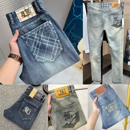 Designer calças jeans esportes jeans retos calçados bordados ekd marchas verifica calças de corrida de algodão de algodão homens de calça de calça casual respirável