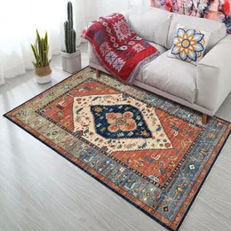 Bohemia estilo persa tapetes antiderrapantes para sala de estar quarto estudo retângulo área tapetes boho marrocos étnico tapis tapetes 201265h