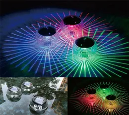 LED Disco Light Swimming Pool Waterproof LED Solar Power Multi Color Changing Water Drift Lamp Floating Light Security Dropship 108996564