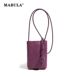 MABULA Damen-Umhängetasche aus echtem Leder, kleine Designer-Handytasche, leichte modische Umhängetasche, Damen-Reisegeldbörse 240229
