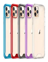 Capa de acrílico transparente TPU PC AntiShock Phone Cases para iPhone 13 12 Mini 11 Pro Max XR XS 6 7 8 Plus Samsung S20 S21 Ultra A12 A32 A5337881