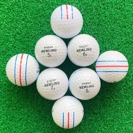 12 шт./пакет, 3-линейный мяч для гольфа, 3 слоя, производительность, мяч для игры в гольф, фирменные шары предыдущего поколения, мягкие тройные гусеничные приспособления для гольфа 240301