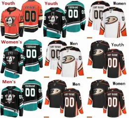 Niestandardowe mężczyźni Młodzież Młodzież Anaheim''ducks''hockey koszulki 38 Derek Grant 14 Adam Henrique 21 ISAC LUNDestrom 37 Mason McTavish 16 Ryan Strome