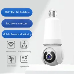 3MP E27 żarówka kamera wewnętrzna Kamera 2 w 1 Wi-Fi dwukierunkowy nadzór bezpieczeństwa Talk CCTV Outdoor Kamera Wodoodporna