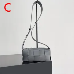 Taschen 10A Crossbody Bag Intrecciato Kalbsleder Lederspiegel 1: 1 Qualitätsdesigner Luxus -Tasche Mode kleine Ziegelkassetten Umhängetasche Frau Tasche mit Schachtel Set WB126V