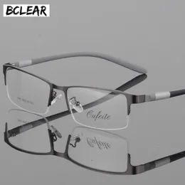 Bclear Eyewear Glasses Frame Men Gereglasses Computer Optical RECABLE Läsning Clear Eye Lens Male Spectacle Lunette 240227