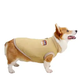 Galês Corgi Roupas para Cães Inverno Pet Casaco Jaqueta Dachshund Roupas para Cães Roupa Vestuário Galês Corgi Pembroke Traje Vestuário 240226