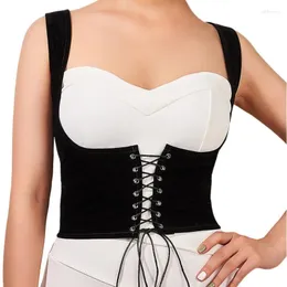 Pasy Belts Corset szerokie punk Punk Cummerbunds Pasek dla kobiet maskaradowy sukienka na imprezę