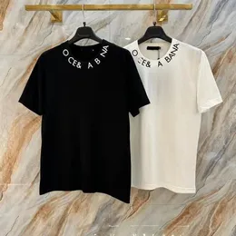 Yaz Yeni Tees Basit Erkekler Yuvarlak Boyun Günlük Kısa Kollu Moda Trend Mektubu T-Shirt Yarım Kollu Giysiler