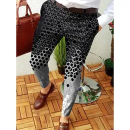 A Manufacturer Of Various Styles Of 3D Printed Slim Fit Plaid British Casual And Personalized Pants For Cross-Border Foreign Trade In Europe And America In