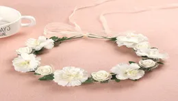 6 Farben Erwachsene Kinder Unregelmäßige Faux Rose Blume Kopfschmuck Mädchen Braut Hochzeit Farbverlauf Kranz Krone Mesh Kopfschmuck4977243