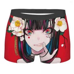 Underpants engraçado boxer sexy anime vampiro menina shorts calcinha briefs homens roupa interior macio para homme