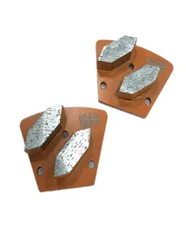 Brand New Diamatic Blastrac Trapezoid Diamond Grinding Disc Diamatic Metal Bond Concrete Grinding Pads for ASL Floor Grinder 12PCS3834418