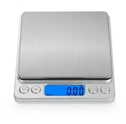 Nya hushålls digitala skalor Portable Electronic Pocket LCD Precision smycken Vikt Balans Cuisine Scale Tools Kitchen8476085