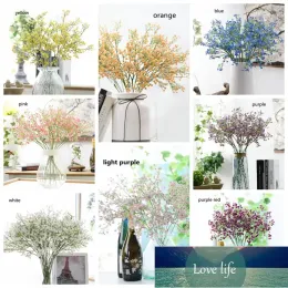 All-match Colorfull Artificial Gypsophila Soft Silicone Real Touch Flowers Artificial Gypsophila for Wedding Home Party Festive Decoration