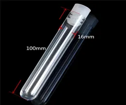 Whole SAE Fortion Clear Plastic Test Tube With Cap Ushaped Bottom Long Transparent Test Tube Lab Supplies 3 Sizes 200pcs3586535