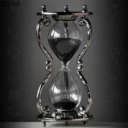 Other Clocks & Accessories Creative 12 Constellation Metal Hourglass 30 Minute Timer Office Desktop Decoration Alloy Home310S