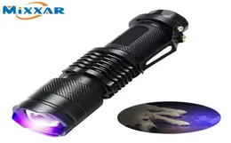 Latarki pochodnie Drop LED UV Torch Light Ultra Violet Blacklight 395nm Bateria do wykrywania szachownicy12184204