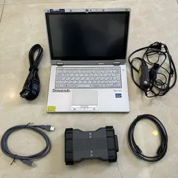 New MB Star Diagnostic Tool RCOBD SD C6 Connect Compact 6 with HDD V2023-12 WIN-10 Support DOIP WIFI in CF-ax2 Laptop i5CPU 4G