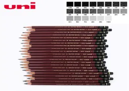 6 Pcslot Mitsubishi Uni HIUNI 22C Lápis de desenho mais avançado 22 tipos de dureza Lápis padrão Material escolar de escritório 2018491218
