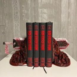 Форзацы для книг Berserk, форзацы для книг, убийца драконов, орнамент из смолы, настольная книжная полка, декоративный держатель для книг, украшение для дома 220602293H