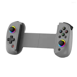 Controller di gioco Controller telescopico D8 con turbo/giroscopio a 6 assi/vibrazione Gamepad compatibile con Bluetooth 5.2 per Android/iPhone/Switch/PS4/PC