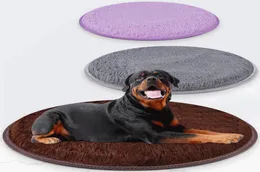 Pet Dog Puppy Cat Bead Pad Cushion Coral Fleece Fleece Mat Warm بطانية ناعمة من سرير الكلب حول أسرة الكلب للكلاب الكبيرة القابلة للغسل 243144444