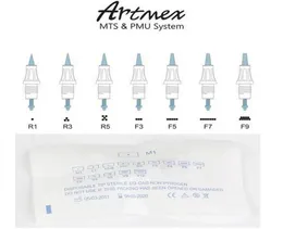 V9 V8 V6 V3 A3 Artmex MTS PMU Cartuccia per ago di ricambio permanente Consigli per aghi per tatuaggio per macchina semi-trucco Artmex derma pe9249881