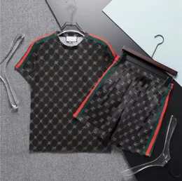 Designer Mens Tracksuits Set Jogger Sweatshirts Sports Jogging Suits Man Tracksuits Two Piece Set T Shirt Summer Printed Short Sleeve Shortsm-XXXL