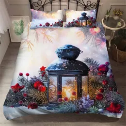 Fanaijia 3D Christmas Bedding Set luxury Cartoon Duvet Cover Set Kids New Year's Gift bed covers and comforters 201021280a