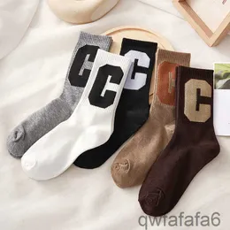 Multicolor Fashion C Letter Designer Mens Socks Women Men High Quality Cotton All-Match Classic Behoble Mixing Football Basketball 6H6F