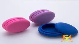 Antihaftbeschichteter Rauchwachsbehälter aus Macaron-Silikon enthält Gläser in Lebensmittelqualität, Dab-Tool-Aufbewahrungsglas, Ölhalter5352824