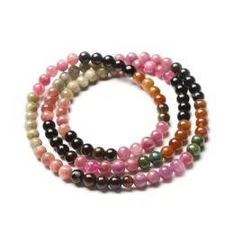 Frisado Colorf Natural Stone Handmade Strands Frisado Pulseiras Para Mulheres Menina Amante Charme Yoga Party Club Moda Jóias Drop Entregar DHM3L