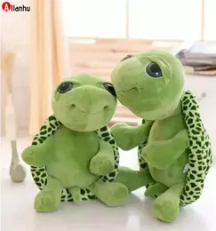 20 cm fyllda djur supergröna stora ögon sköldpadda sköldpadda djur barn barn baby födelsedag jul leksak gåva6652628