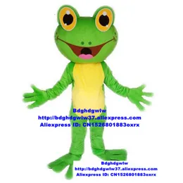 Maskottchen Kostüme Frosch Kröte Bufonid Ochsenfrosch Maskottchen Kostüm Erwachsene Cartoon Charakter Outfit Anzug Marktplatz Hypermarkt Werbung Zx160