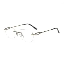 Оправа для солнцезащитных очков 2024, сверхлегкие очки из чистого титана CT0290O, оправа по рецепту, мужские и женские классические деловые очки