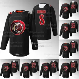 Custom Men Women Youth Carolina''Blue''Jackets''Black Excellence Hurricanes Jersey Sebastian Aho Brent Burns Michael Bunting Andrei Seth Jarvis Martin Necas Jarvis