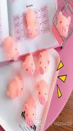 5 cm Cartoon Cute Scream Pink Pig Toy Soft Animal Squeezing Pinch Healing Vent Mochi Stress Reliever Kids Gift2842421