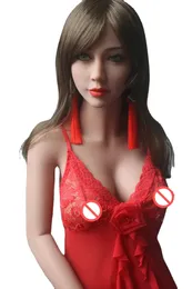 البالغين Sextoysmen's Silicone Sex Doll 158 سم البالغين البالغين كبير الصدر الدهون واقعية المهبل تجويف الشرج الشرج مع الشعر الواقع sexdoll