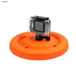 Kameror Float Floating Mount Adapter Buoyancy Disc Base för GoPro Hero 8 7 6 5 4 Xiaomi Yi 4K SJCAM DJI OSMO Action Camera Accessories
