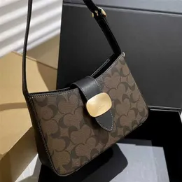 حقيبة الكتف C حرف C حقائب اليد Crossbody Sadle Bag Luxurys Co الجلود الجلدية للنساء Ch عبر الجسم أكياس الكتف أكياس الأزياء