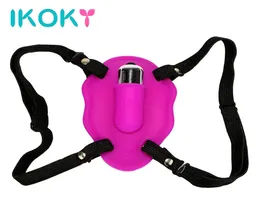 IKOKY indossabile vibratore a farfalla giocattoli del sesso per le donne clitoride stimolare l'orgasmo femminile prodotti in silicone medico per adulti S10185396788