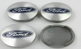 4 teile/los 54mm Blau Silber Auto Radnabe Mitte Abdeckkappen Emblem Logo Abzeichen Für Fiesta Focus Fusion Mondeo escap 6M211003AA4186429